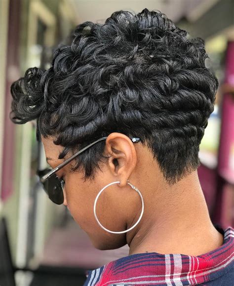 short hair ebony|33 Stunning Short Hairstyles for Every Black Women